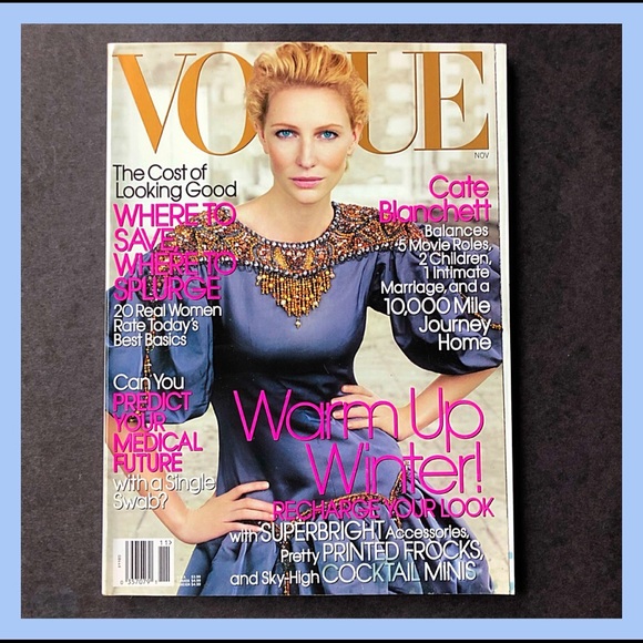 🇺🇸 VOGUE - Cate Blanchet - November 2006 - Picture 1 of 1